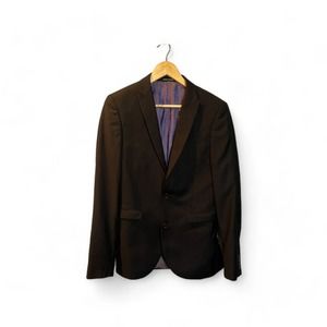 Altamoda By‎ MW Men’s Suit Jacket Black Size 38 Long 77219